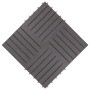 Terrace tiles 10 pcs washed gray acacia wood 30x30 cm by vidaXL, Floors and carpets - Ref: Foro24-46586, Price: 57,18 €, Disc...