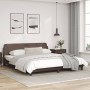 Braun 180x200 cm Kunstleder-Kopfteil-Bettgestell von , Betten und Lattenroste - Ref: Foro24-373240, Preis: 160,43 €, Rabatt: %