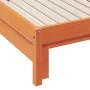 Sofá cama nido madera maciza de pino marrón cera 90x200 cm de , Camas y somieres - Ref: Foro24-844402, Precio: 131,83 €, Desc...