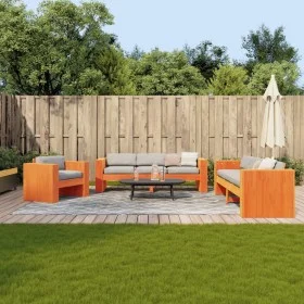 Gartenmöbel-Set, 2-teilig, Massivholz Kiefer, braun gewachst. von , Gartensets - Ref: Foro24-3216902, Preis: 468,50 €, Rabatt: %