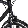 Bicicleta de piñón fijo negro 700c 55 cm