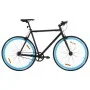 Bicicleta de piñón fijo negro y azul 700c 55 cm by , bikes - Ref: Foro24-92259, Price: 279,64 €, Discount: %