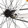 Bicicleta de piñón fijo blanco y naranja 700c 55 cm by , bikes - Ref: Foro24-92265, Price: 279,55 €, Discount: %
