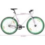 Festzahnrad-Fahrrad in Weiß und Grün, 700c, 51 cm. von , Fahrräder - Ref: Foro24-92267, Preis: 256,30 €, Rabatt: %