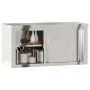Armario de pared de cocina puertas correderas acero inoxidable de , Recipiente para comida - Ref: Foro24-376442, Precio: 166,...