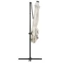 Cantilever parasol with LED lights and sand steel pole 250x250 cm by vidaXL, Umbrellas - Ref: Foro24-46992, Price: 98,84 €, D...
