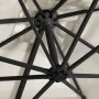 Cantilever parasol with LED lights and sand steel pole 250x250 cm by vidaXL, Umbrellas - Ref: Foro24-46992, Price: 98,84 €, D...