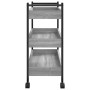 Küchenwagen aus Sonoma-50x30x70 cm grauem Ingenieurholz von , Küchen- und Speisewagen - Ref: Foro24-842359, Preis: 52,39 €, R...