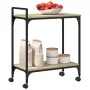 Carrito de cocina madera ingeniería roble Sonoma 60,5x31x72,5cm by , Kitchen and dining carts - Ref: Foro24-842367, Price: 45...