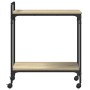 Carrito de cocina madera ingeniería roble Sonoma 60,5x31x72,5cm by , Kitchen and dining carts - Ref: Foro24-842367, Price: 47...