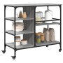 Carrito de cocina madera ingeniería gris Sonoma 100x45x89,5 cm by , Kitchen and dining carts - Ref: Foro24-842384, Price: 107...