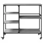 Carrito de cocina madera ingeniería gris Sonoma 100x45x89,5 cm by , Kitchen and dining carts - Ref: Foro24-842384, Price: 105...