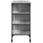 Carrito de cocina madera ingeniería gris Sonoma 100x45x89,5 cm by , Kitchen and dining carts - Ref: Foro24-842384, Price: 107...