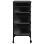 Carrito de cocina madera de ingeniería negro 87,5x38,5x84,5 cm by , Kitchen and dining carts - Ref: Foro24-842386, Price: 134...