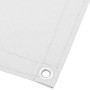 Pantalla de balcón 100% poliéster Oxford blanco 120x1000 cm
