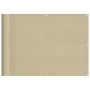Balkonbildschirm aus 100 % beigem Polyester-Oxford 75x800 cm. von , Sonnenschirme - Ref: Foro24-4000173, Preis: 32,60 €, Raba...