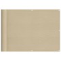 Pantalla de balcón 100% poliéster Oxford beige 75x800 cm by , Umbrellas - Ref: Foro24-4000173, Price: 33,28 €, Discount: %