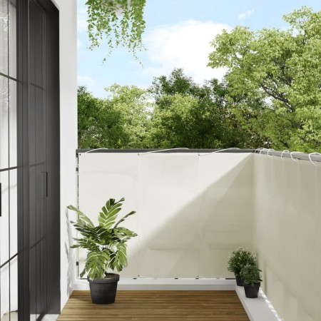 Pantalla de balcón 100% poliéster Oxford crema 120x1000 cm by , Umbrellas - Ref: Foro24-4000209, Price: 39,41 €, Discount: %