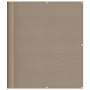 Pantalla de balcón 100% poliéster Oxford taupé 120x700 cm by , Umbrellas - Ref: Foro24-4000249, Price: 31,90 €, Discount: %