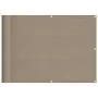 Balkonbildschirm aus 100% Polyester Oxford in Taupe, 75x1000 cm. von , Sonnenschirme - Ref: Foro24-4000237, Preis: 37,09 €, R...