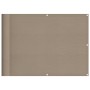 Pantalla de balcón 100% poliéster Oxford taupé 75x1000 cm by , Umbrellas - Ref: Foro24-4000237, Price: 37,79 €, Discount: %