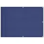 Balkonbildschirm aus 100 % blauem Polyester-Oxford 75x700 cm. von , Sonnenschirme - Ref: Foro24-4000277, Preis: 29,95 €, Raba...