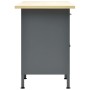 Banco de trabajo de acero negro 160x60x85 cm de vidaXL, Mesas de trabajo - Ref: Foro24-145347, Precio: 384,02 €, Descuento: %