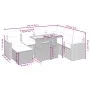 Set de sofás de jardín 8 piezas y cojines ratán sintético negro by , Garden sets - Ref: Foro24-3276051, Price: 537,54 €, Disc...