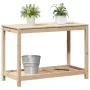 Mesa de plantación con estante madera maciza pino 108x50x75 cm de , Soportes para macetas - Ref: Foro24-832402, Precio: 90,25...