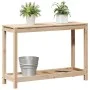 Pflanzentisch mit massivem Kiefernholzregal 108x35x75 cm. von , Topfständer - Ref: Foro24-832392, Preis: 67,43 €, Rabatt: %