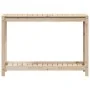 Pflanzentisch mit massivem Kiefernholzregal 108x35x75 cm. von , Topfständer - Ref: Foro24-832392, Preis: 67,43 €, Rabatt: %