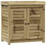 Mesa plantación con estantes madera impregnada 82,5x50x86,5 cm by , Pot stands - Ref: Foro24-832421, Price: 220,93 €, Discoun...