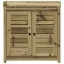 Mesa plantación con estantes madera impregnada 82,5x50x86,5 cm by , Pot stands - Ref: Foro24-832421, Price: 217,12 €, Discoun...