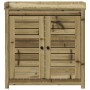 Mesa plantación con estantes madera impregnada 82,5x50x86,5 cm by , Pot stands - Ref: Foro24-832421, Price: 220,93 €, Discoun...