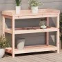 Mesa de plantación con estantes madera Douglas 108x45x86,5 cm de , Soportes para macetas - Ref: Foro24-832440, Precio: 120,32...