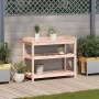 Mesa de plantación con estantes madera Douglas 108x45x86,5 cm de , Soportes para macetas - Ref: Foro24-832440, Precio: 120,32...