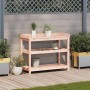 Mesa de plantación con estantes madera Douglas 108x45x86,5 cm by , Pot stands - Ref: Foro24-832440, Price: 121,93 €, Discount: %