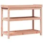 Mesa de plantación con estantes madera Douglas 108x45x86,5 cm de , Soportes para macetas - Ref: Foro24-832440, Precio: 120,32...