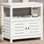 Mesa plantación con estantes madera pino blanco 82,5x45x81 cm by , Pot stands - Ref: Foro24-832428, Price: 147,04 €, Discount: %