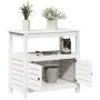 Mesa plantación con estantes madera pino blanco 82,5x45x81 cm by , Pot stands - Ref: Foro24-832428, Price: 140,86 €, Discount: %