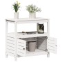 Mesa plantación con estantes madera pino blanco 82,5x45x81 cm by , Pot stands - Ref: Foro24-832428, Price: 147,04 €, Discount: %