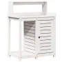 Mesa plantación con estantes madera pino blanco 82,5x50x109,5cm by , Pot stands - Ref: Foro24-832423, Price: 179,64 €, Discou...