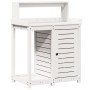 Mesa plantación con estantes madera pino blanco 82,5x50x109,5cm by , Pot stands - Ref: Foro24-832423, Price: 181,97 €, Discou...
