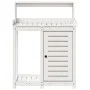 Mesa plantación con estantes madera pino blanco 82,5x50x109,5cm by , Pot stands - Ref: Foro24-832423, Price: 179,64 €, Discou...