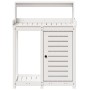 Mesa plantación con estantes madera pino blanco 82,5x50x109,5cm by , Pot stands - Ref: Foro24-832423, Price: 181,97 €, Discou...