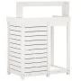 Mesa plantación con estantes madera pino blanco 82,5x50x109,5cm by , Pot stands - Ref: Foro24-832423, Price: 179,64 €, Discou...