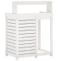 Mesa plantación con estantes madera pino blanco 82,5x50x109,5cm by , Pot stands - Ref: Foro24-832423, Price: 181,97 €, Discou...