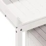 Mesa plantación con estantes madera pino blanco 82,5x50x109,5cm by , Pot stands - Ref: Foro24-832423, Price: 179,64 €, Discou...