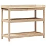 Mesa de plantación con estantes madera pino 108x45x86,5 cm de , Soportes para macetas - Ref: Foro24-832437, Precio: 110,53 €,...