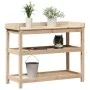 Mesa de plantación con estantes madera pino 108x45x86,5 cm de , Soportes para macetas - Ref: Foro24-832437, Precio: 110,53 €,...